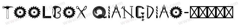 toolbox QiangDiao字体转换